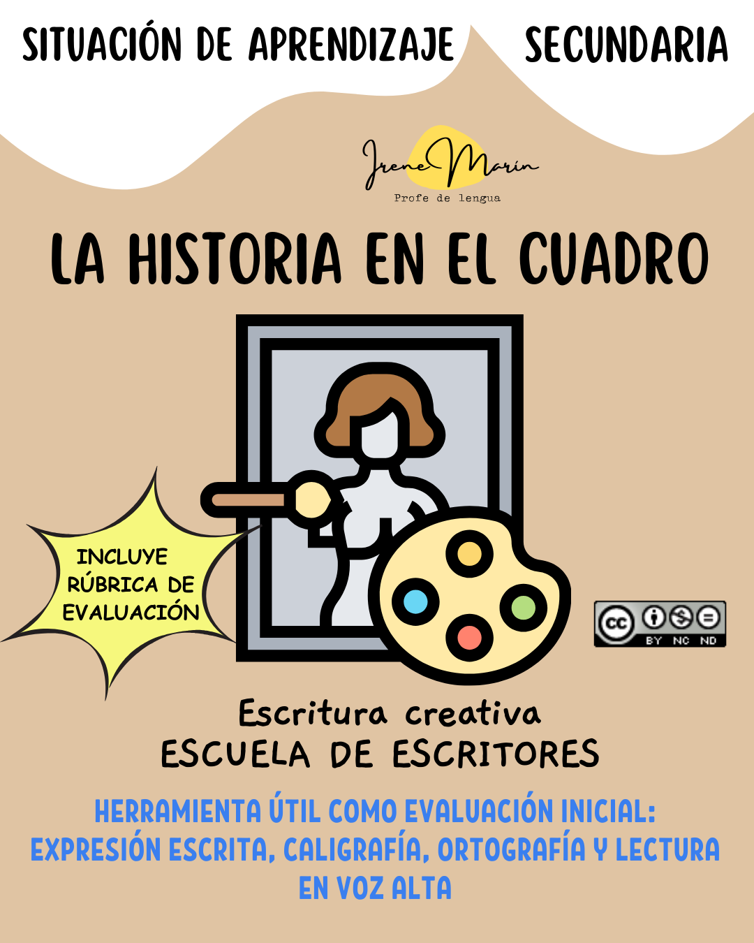 La historia en el cuadro. Actividad de evaluación inicial.