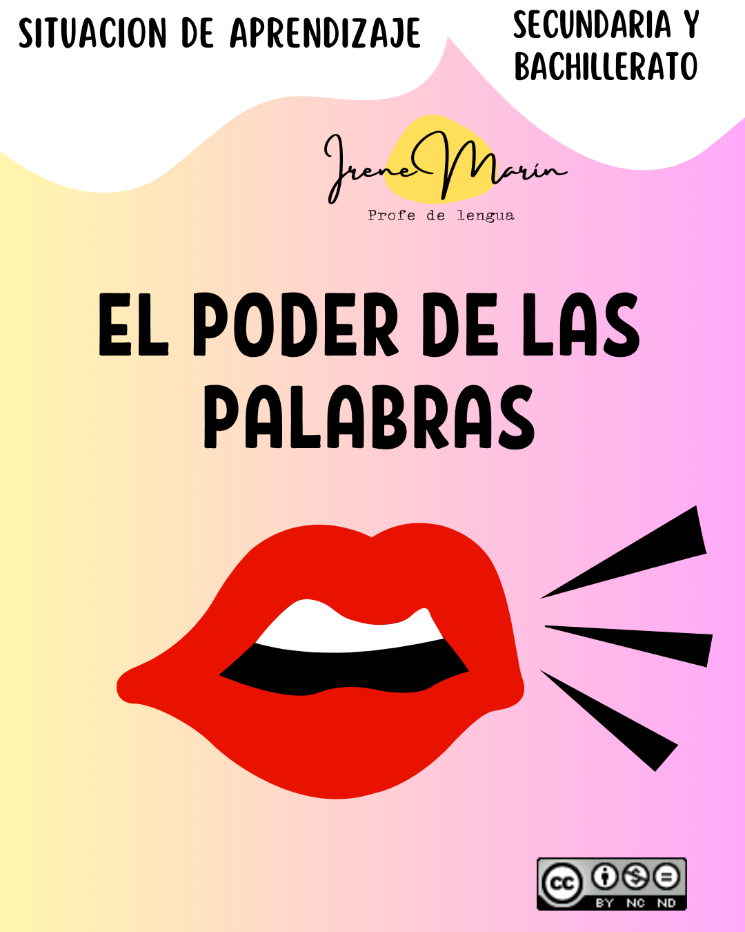 El poder de las palabras. Actividad competencial, situación de aprendizaje, acoso escolar.