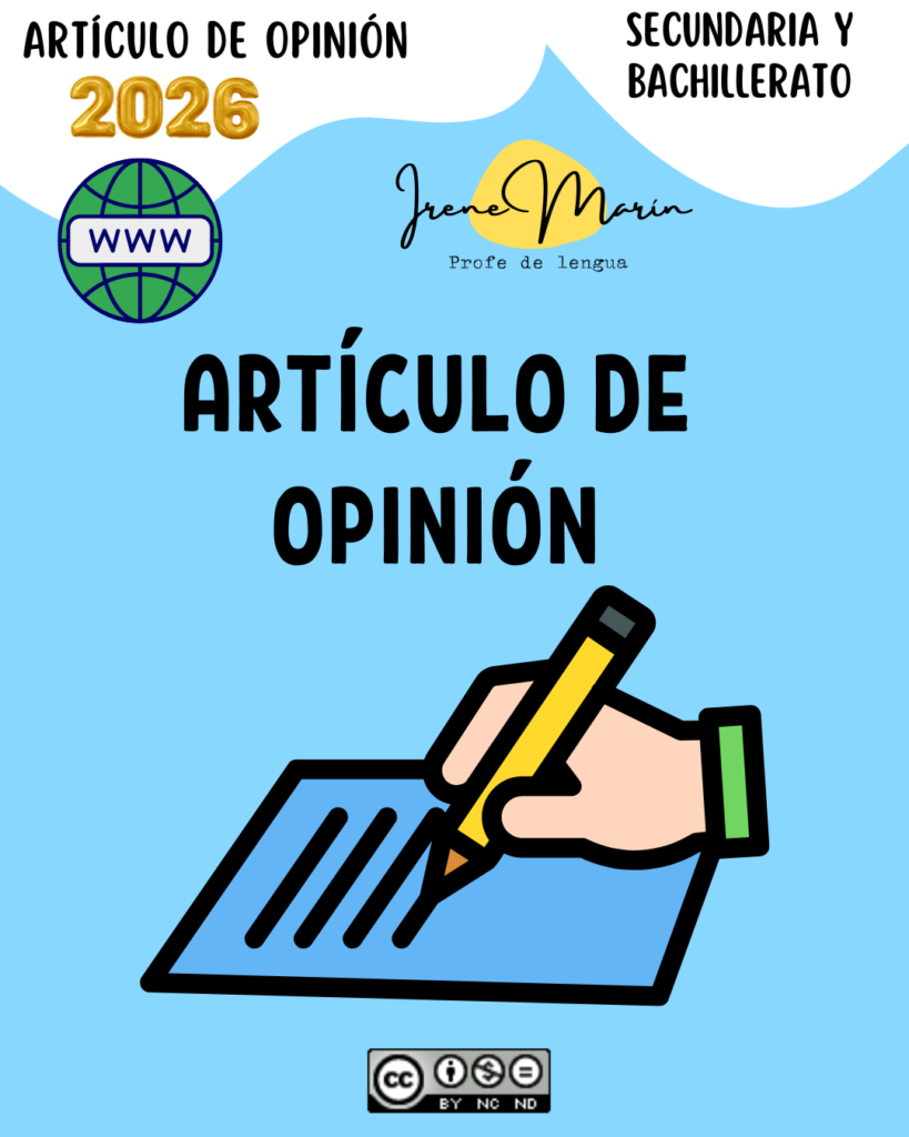 Actividades competenciales. Artículo de opinión 2026. Millás