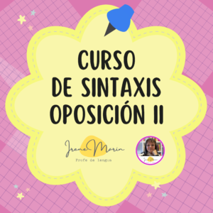Curso de simulacros de sintaxis de oposición II - Asíncrono (clases grabadas, a tu ritmo)