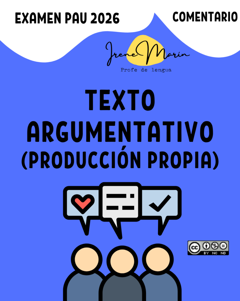 Texto argumentativo propio.