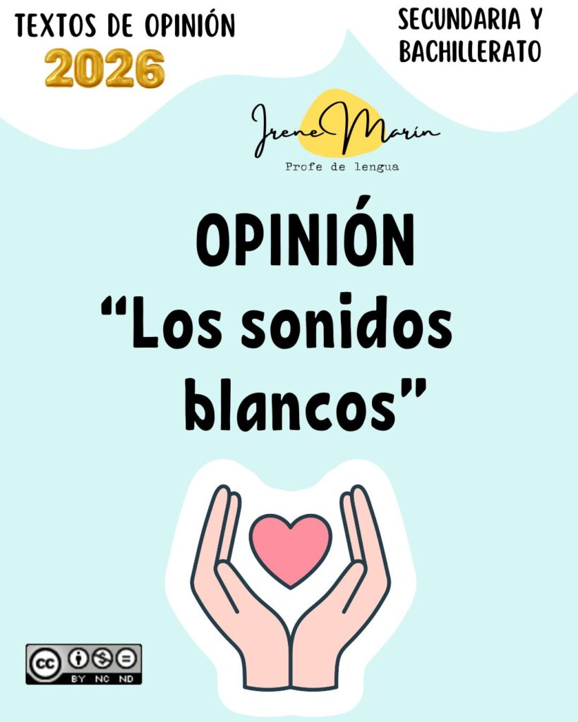 Artículo de opinión y comentario. Lengua Castellana y Literatura.